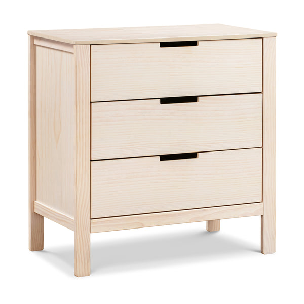 F11923W,Colby 3-drawer Dresser in White Finish Washed Natural