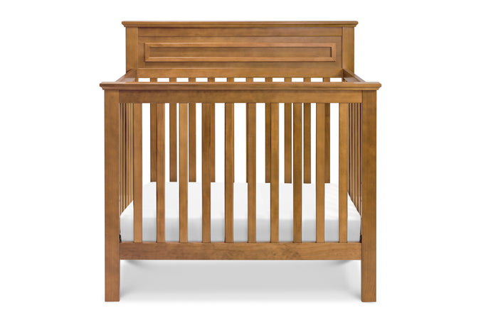 M4398CT,Autumn 2-in-1 Mini Crib and Twin Bed in Chestnut