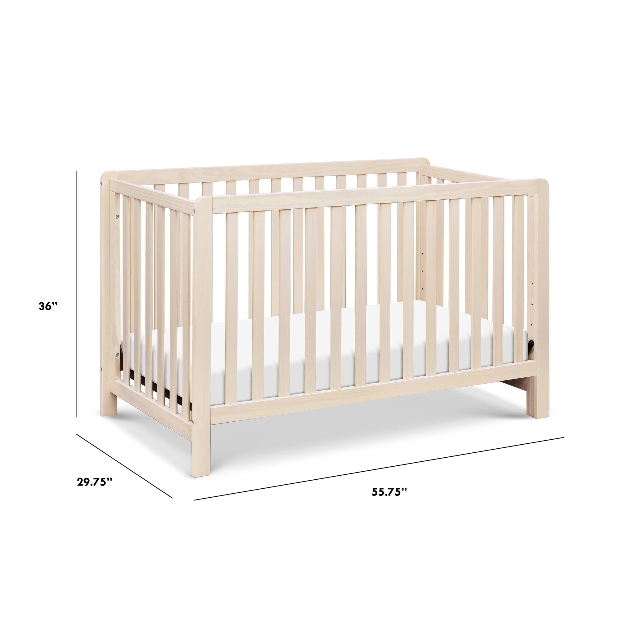 Carter's Colby 4-in-1 Low-Profile Convertible Crib – DaVinci Baby