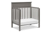 M4398SL,Autumn 2-in-1 Mini Crib and Twin Bed In Slate