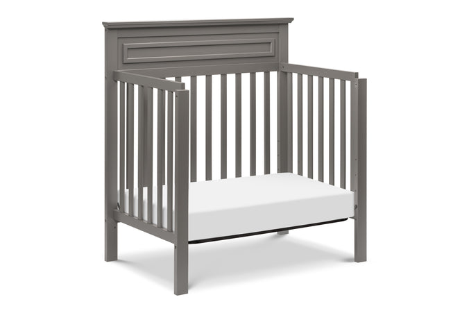 M4398SL,Autumn 2-in-1 Mini Crib and Twin Bed In Slate