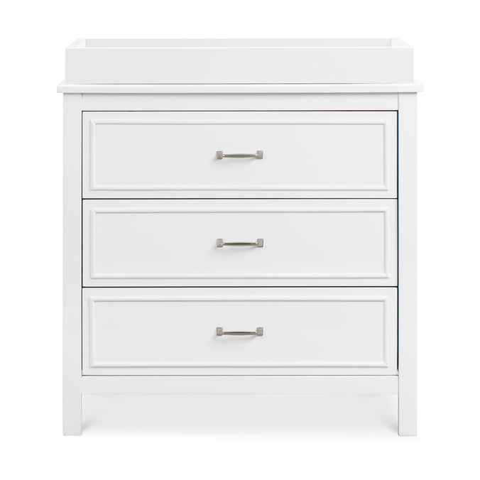 M12823W,Charlie 3-Drawer Dresser in White