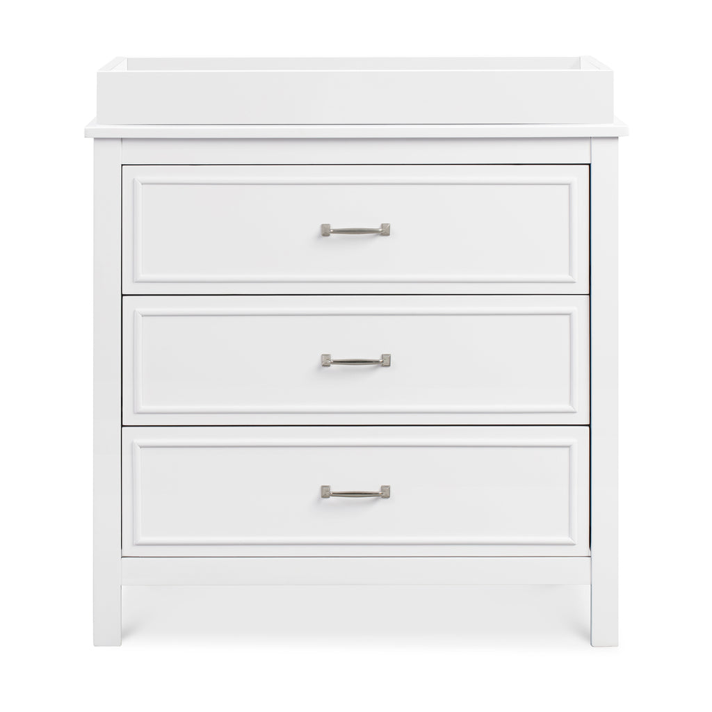 M12823W,Charlie 3-Drawer Dresser in White