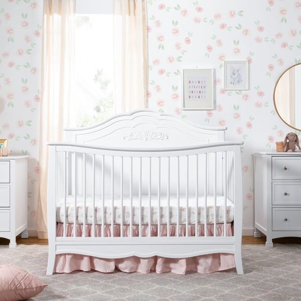 M20801W,Fiona 4-in-1 Convertible Crib in White