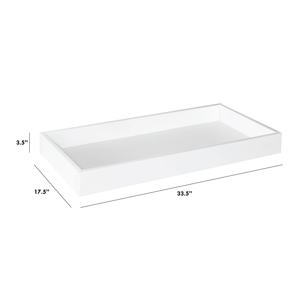 M0219W,Universal Removable Changing Tray in White Finish