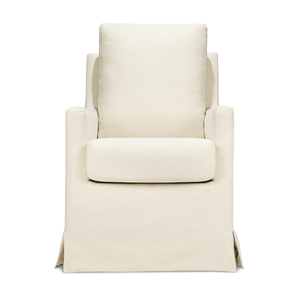 M24287VN,Winnie Slipcover Swivel Glider in Vanilla