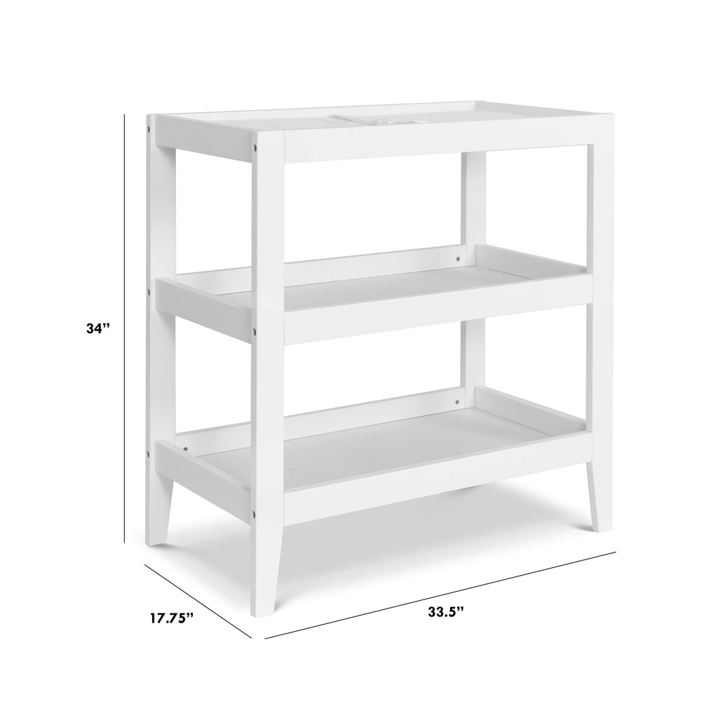 F11902W,Colby Changing Table in White