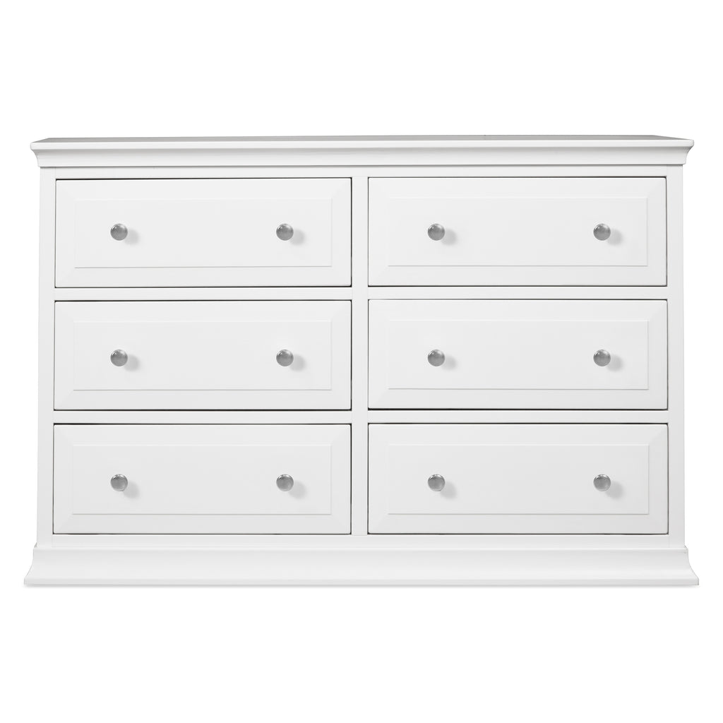 M4426W,Davinci Signature 6-Drawer Double Dresser in White