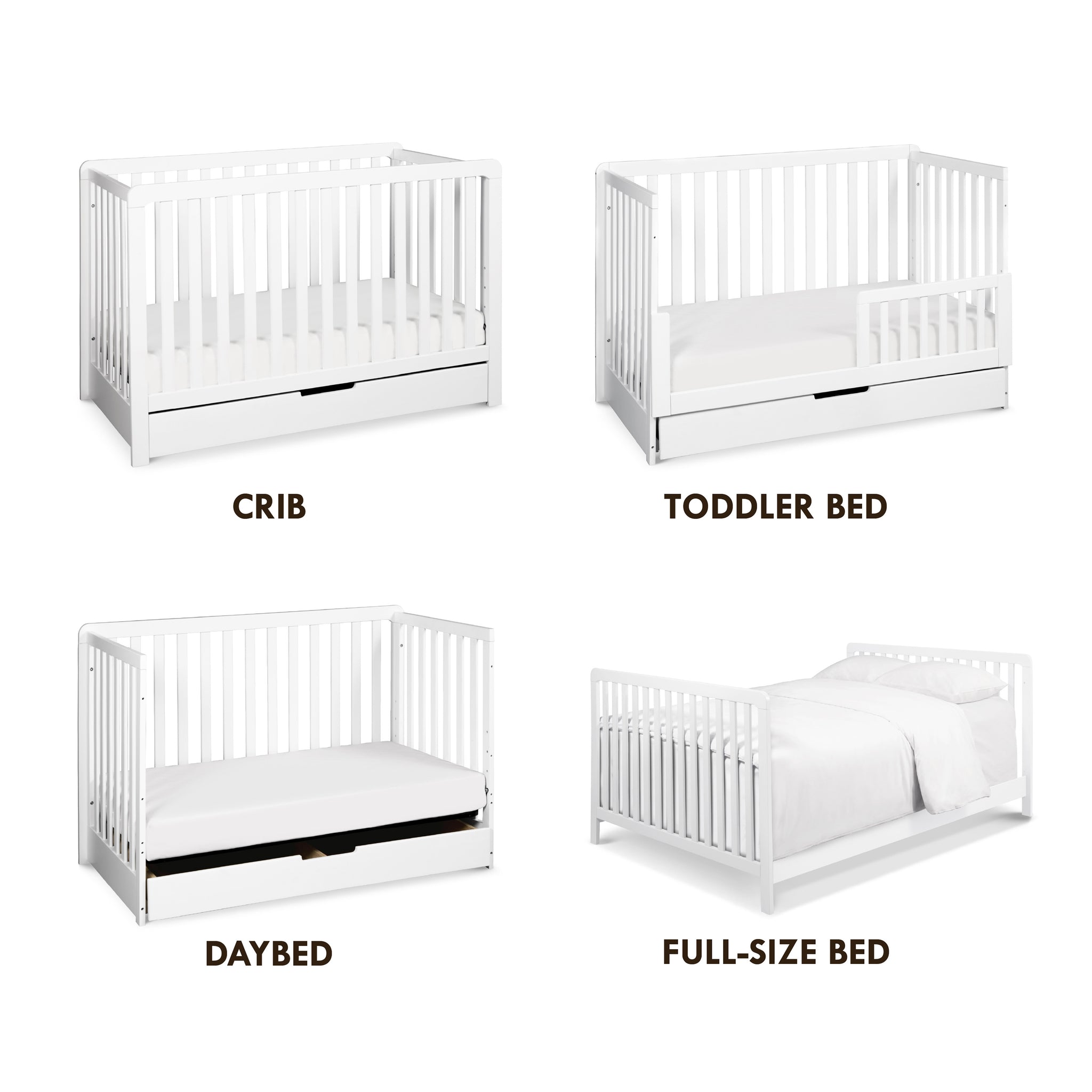 Colby 4-in-1 Convertible Crib – Davinci Baby