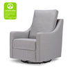 M23887MIG,DaVinci,Field Swivel Glider in Misty Grey