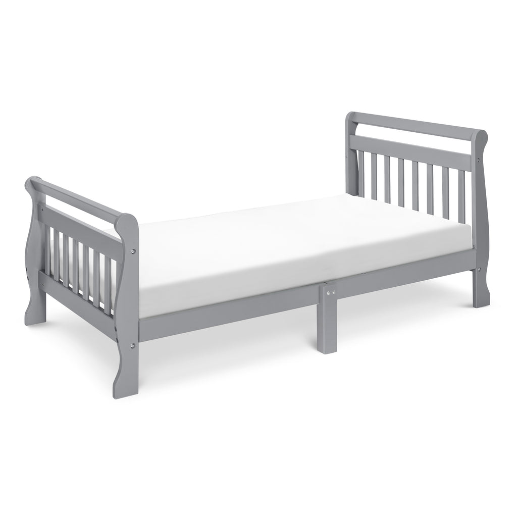 M2990G,Sleigh Toddler Bed in Grey Finish