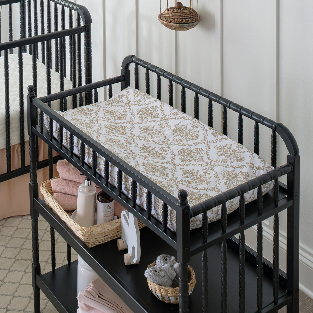M0302EP,Jenny Lind Changing Table in Ebony Finish