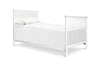 M4398W,Autumn 2-in-1 Mini Crib and Twin Bed In White