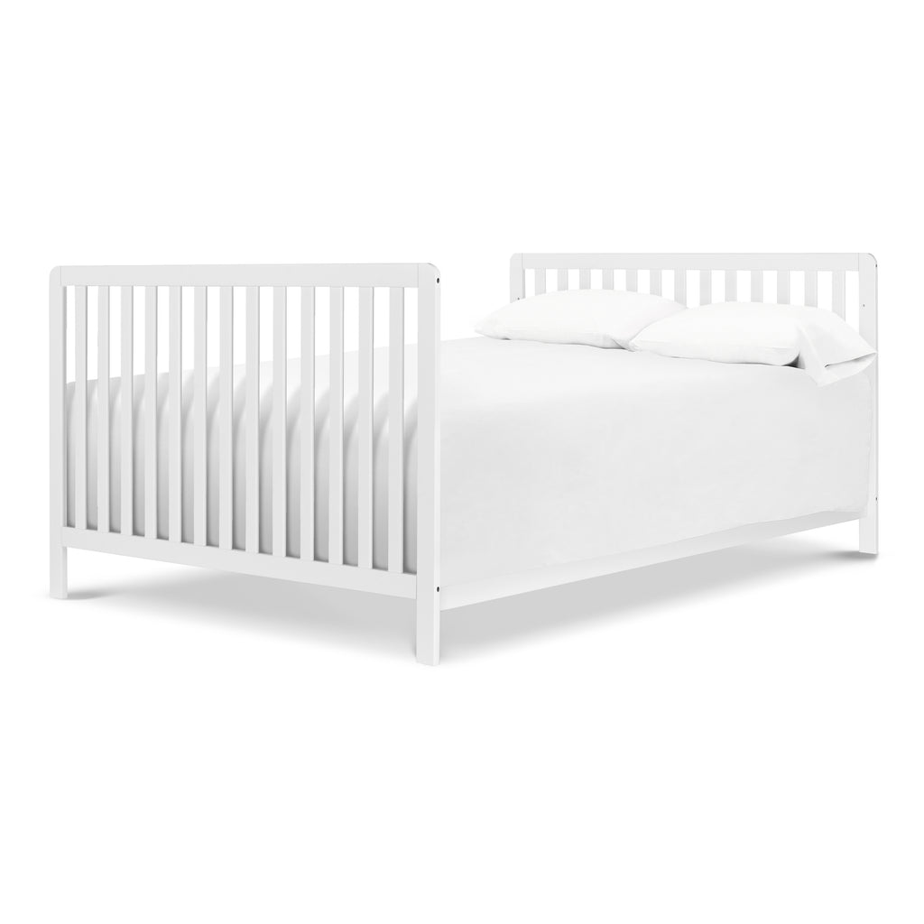 F11901W,Colby 4-in-1 Low-profile Convertible Crib in White Finish