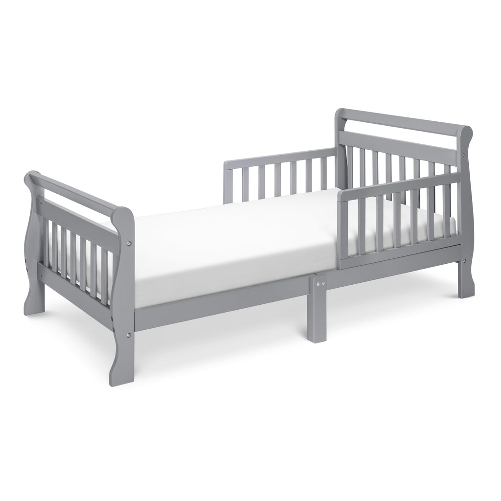 M2990G,Sleigh Toddler Bed in Grey Finish