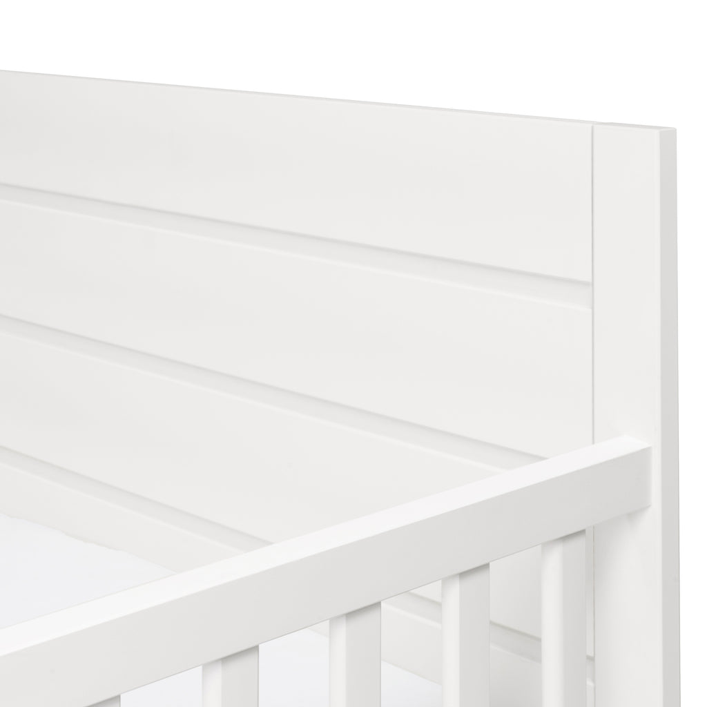 M0710W,Modena Toddler Bed in White Finish