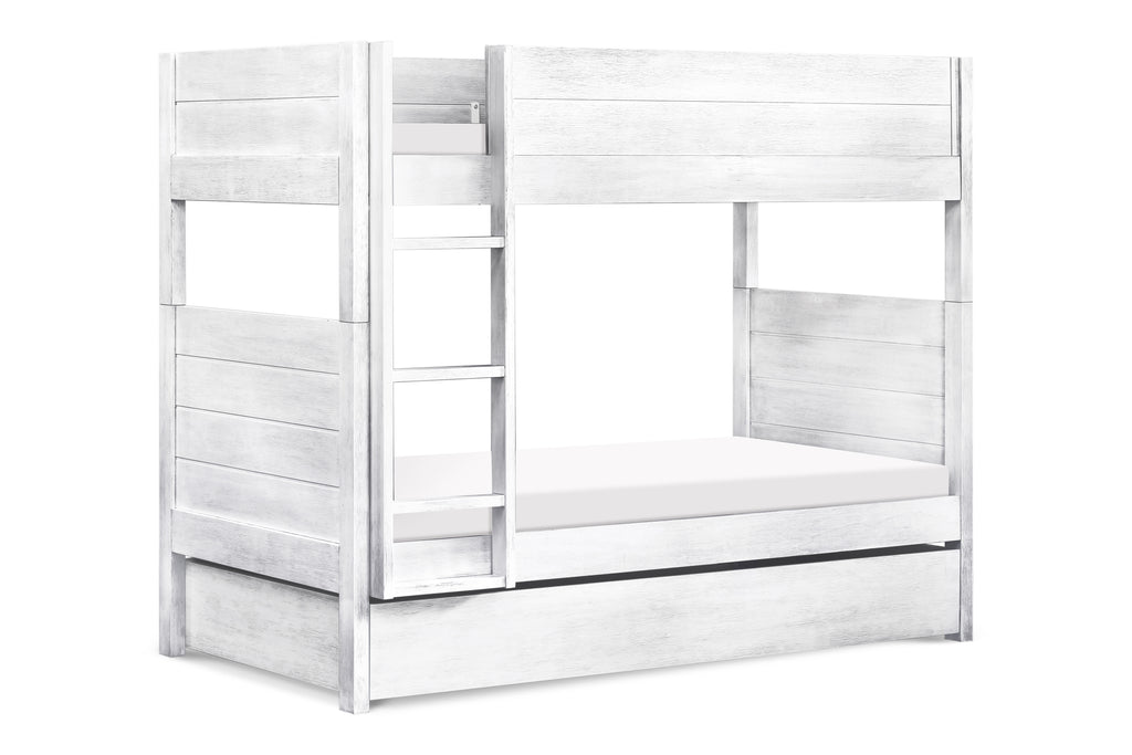 M19173CGW,Universal Twin Storage Trundle Bed in Cottage White