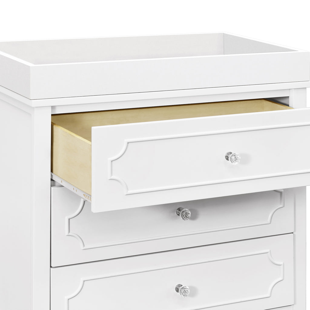 M11423W,Chloe Regency 3-Drawer Dresser in White